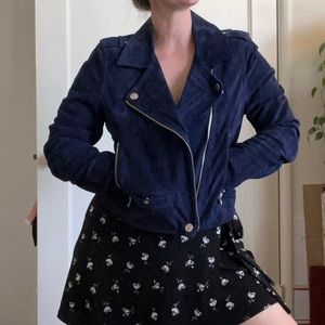 Blue Suede size medium jacket s